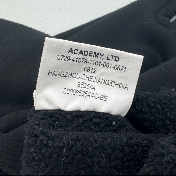 2 SETS Lands' End Black Polartec Fleece Beanie Snuggler Hat and Casual Gloves OS - Picture 10 of 14